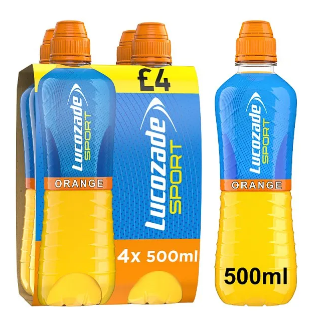 Lucozade Sport Orange 500ml £4.00 (6 x 4 Pack)