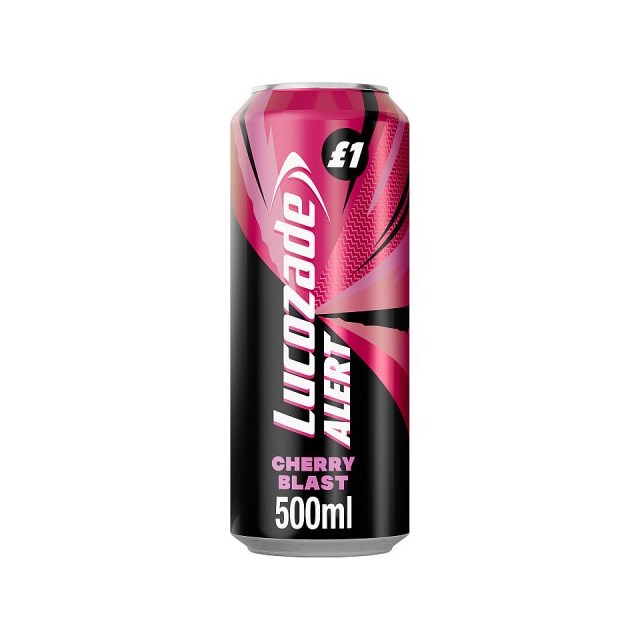 Lucozade Alert Cherry Blast 500ml £1.00 (12 Pack)