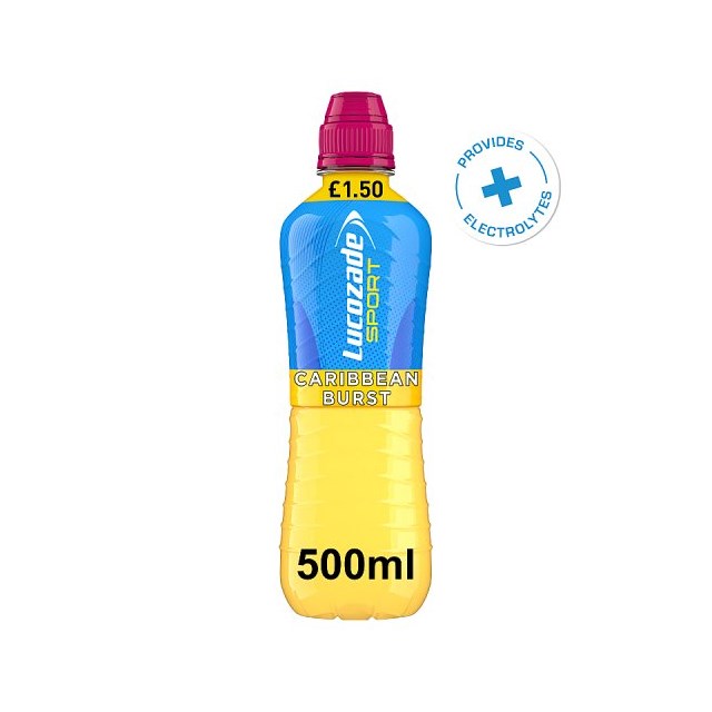 Lucozade Sport Caribbean Burst 500ml 12 Pack £1.50