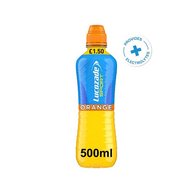 Lucozade Sport Orange 500ml  £1.39 (12 Pack)