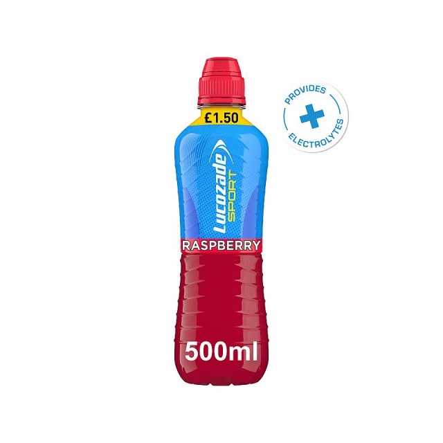 Lucozade Sport Raspberry 500ml (12 Pack)