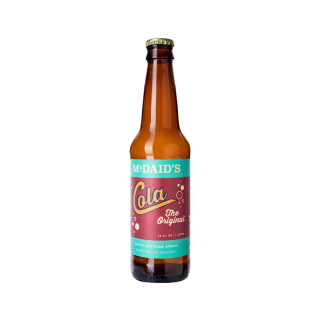 McDAIDS ORIGINAL CLASSIC COLA GLASS BOTTLE 355ml (12 PACK)