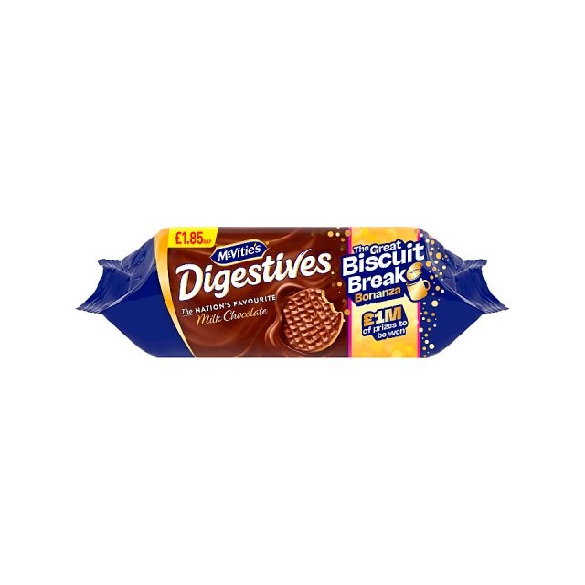 McVities Milk Chocolate Digestives £1.85 266g 15 Pack