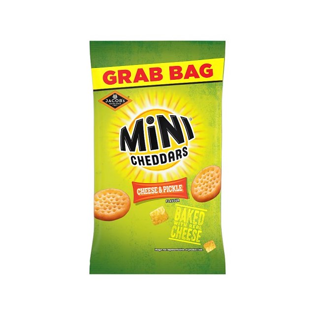 Mini Cheddars Cheese & Pickle Flavour 45g 30 Pack