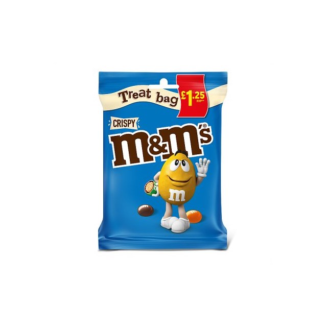 M&M's Cripsy Treat Bag 77g £1.25 (16 Pack)