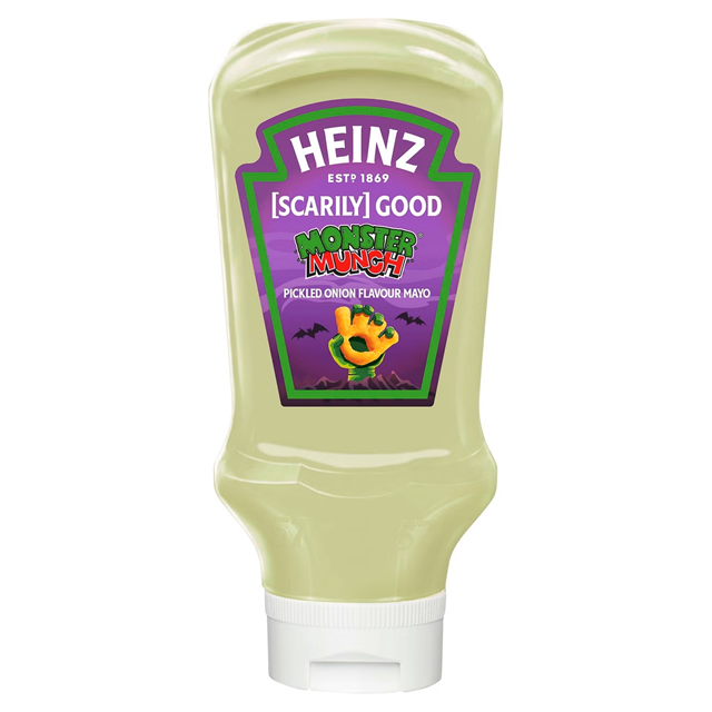 Heinz (Scarily) Good Monster Munch Pickled Onion Mayonaise 440ml 10 Pack