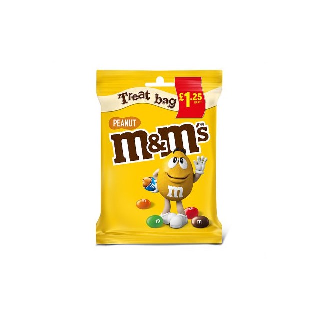 M&M's Peanut Treat Bag 82g £1.25 (16 Pack)