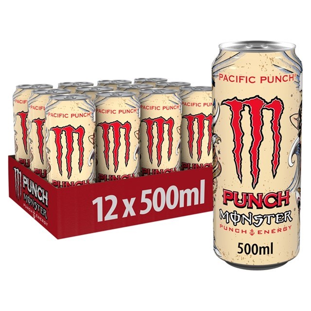 Monster Energy Drink Pacific Punch 500ml (12 pack)