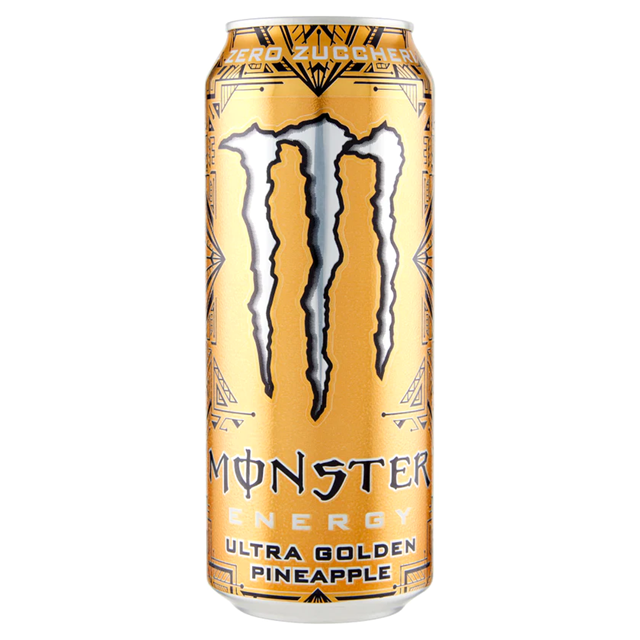 Monster Energy Drink Plain Pack Ultra Golden Pineapple 500ml (12 Pack)