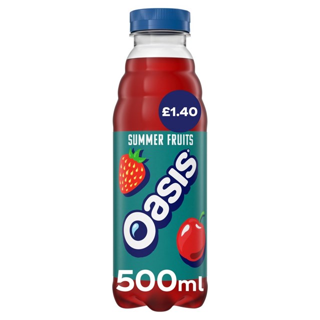 Oasis Summer Fruits 500ml 12 Pack £1.40