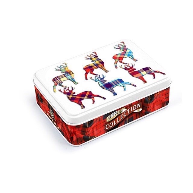 CAMPBELLS ALL BUTTER SHORTBREAD TARTAN DEER TIN 120g
