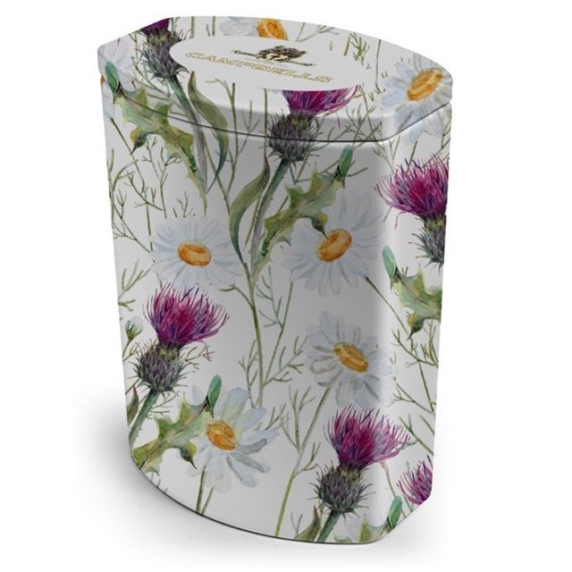 CAMPBELLS ALL BUTTER SHORTBREAD FLORAL COLLECTION THISTLE & DAISY TIN 120g