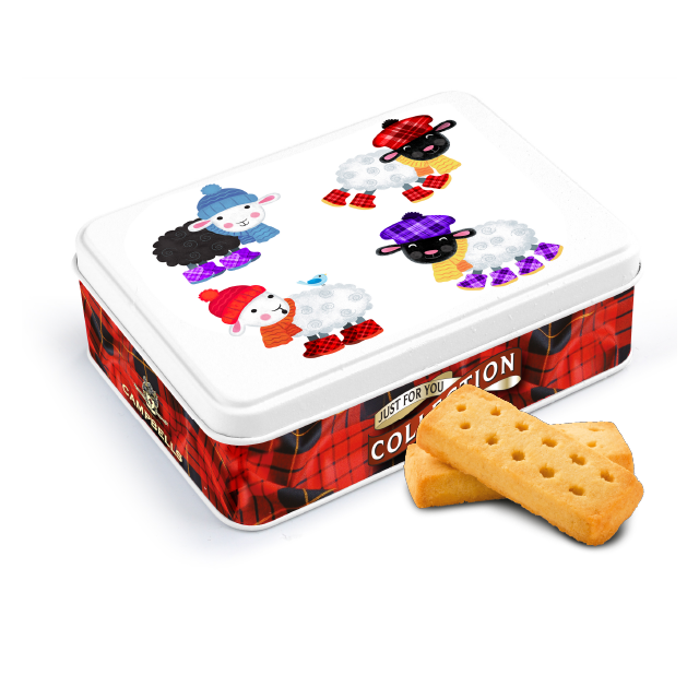 CAMPBELLS ALL BUTTER SHORTBREAD SHEEP TIN 120g