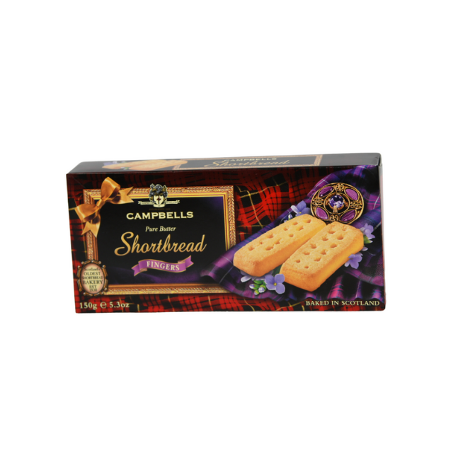 CAMPBELLS ALL BUTTER SHORTBREAD TRADITIONAL FINGER 150g (24 PACK)