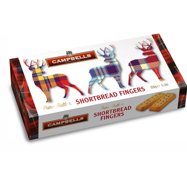 CAMPBELLS ALL BUTTER SHORTBREAD TARTAN STAG150g
