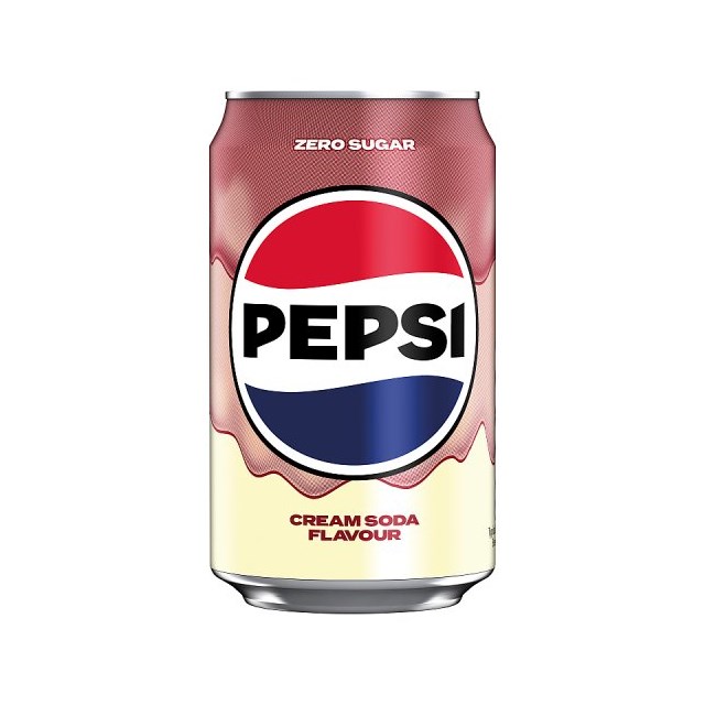 Pepsi Cream Soda Cans 330ml 24 Pack