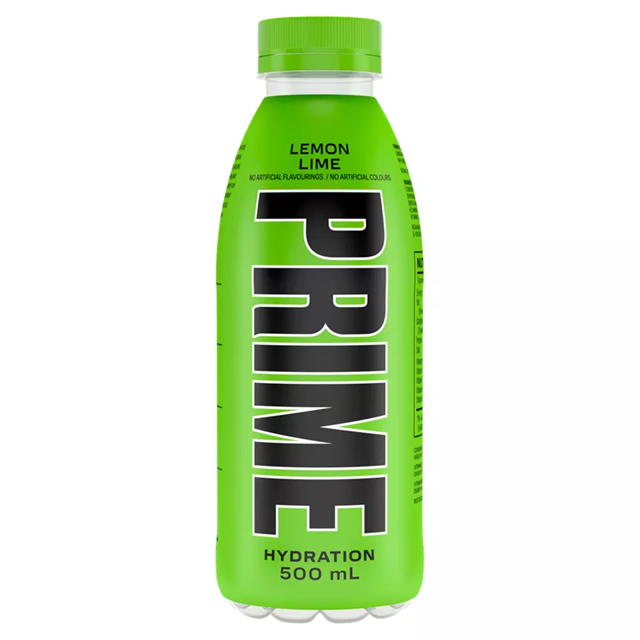 Prime Hydration Lemon & Lime 500ml (12 Pack)