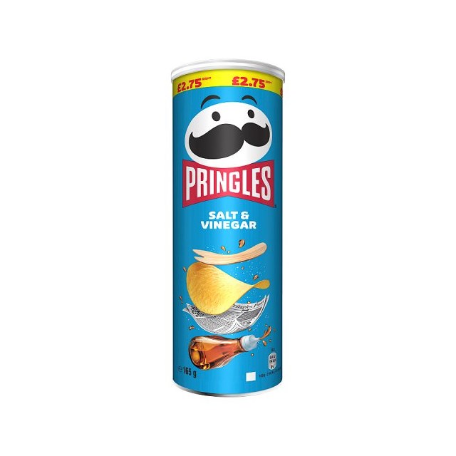 Pringles Salt & Vinegar 165g £2.75 (6 Pack)