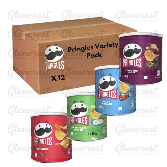 Pringles Variety Pack 40g 12 Pack