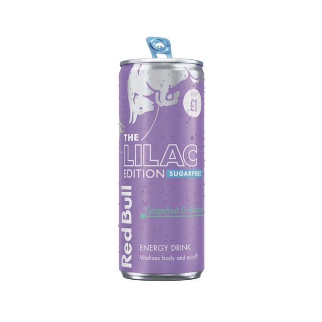 Red Bull Energy Drinks Editions Lilac Sugar Free 250ml 12 Pack £1