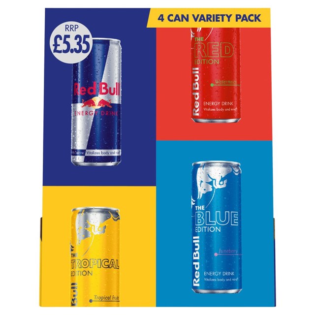 Red Bull Variety Pack 250ml 4 Pack