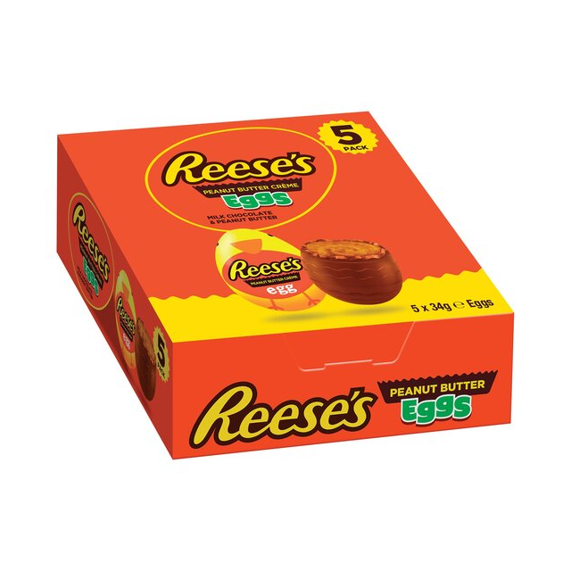 Reese's Peanut Butter Creme Eggs 34g (5 Pack)