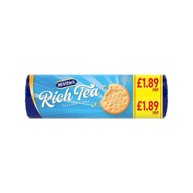 McVities Rich Tea 300g £1.89 12 Pack