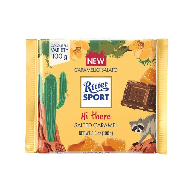 RITTER CHOC HONEY SALTED ALMOND