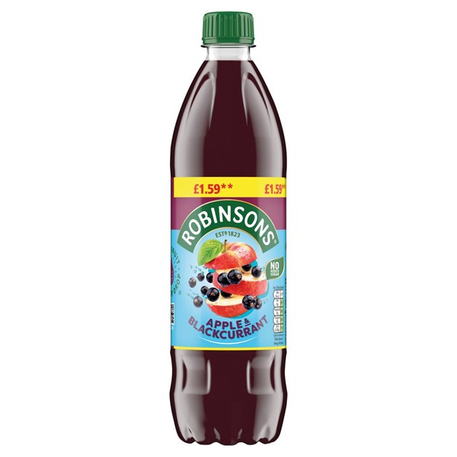 Robinsons Apple & Blackcurrant 750ml £1.59 12 Pack