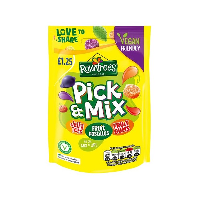 Rowntrees Pick & Mix 120g £1.25 (10 Pack)