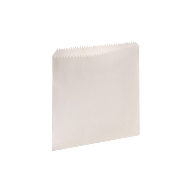 WHITE PAPER BAGS 8.5" x 8.5"