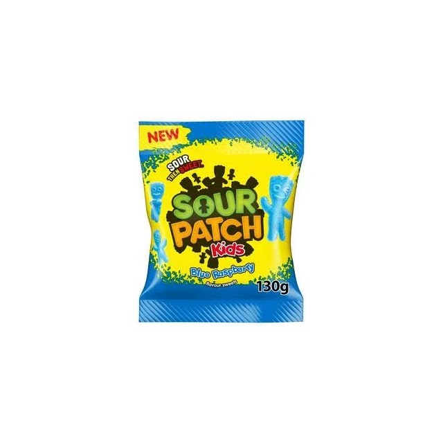 SOUR PATCH KIDS £1.50 BLUE RASPBERRY 12x130g