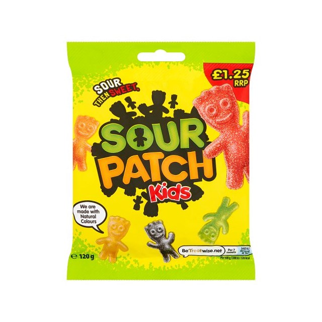 Sour Patch Kids Original 120g £1.25 (10 Pack)