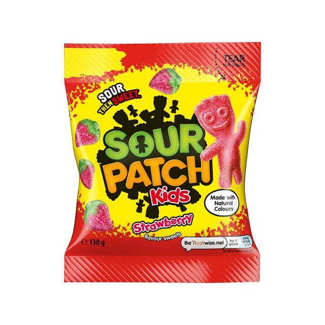 Sour Patch Kids Strawberry 130g 10 Pack