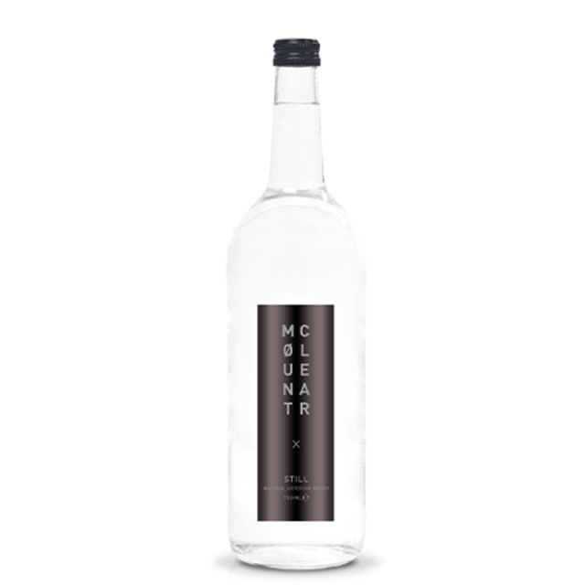 MOUNT CLEAR STILL WATER GLASS BOTTLES 750ml (12 Pack)