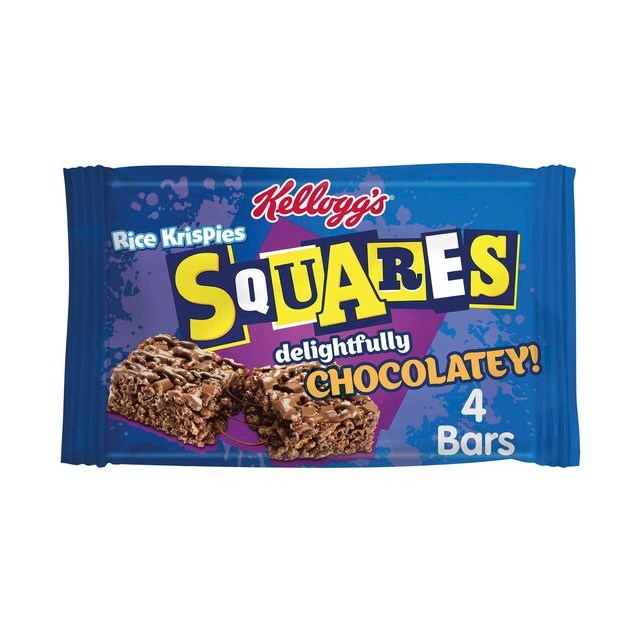 Kelloggs Rice Krispies Squares Chocolatey 28g (11 x 4 Pack)