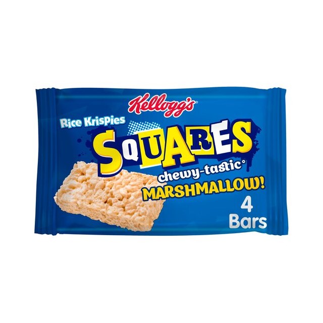 Kelloggs Rice Krispies Squares Marshmallow 28g (11 x 4 Pack)