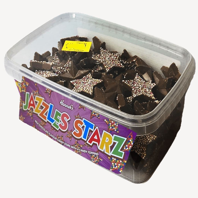 Hannahs Jazzles Starz White Chocolate 700g 120 Pieces