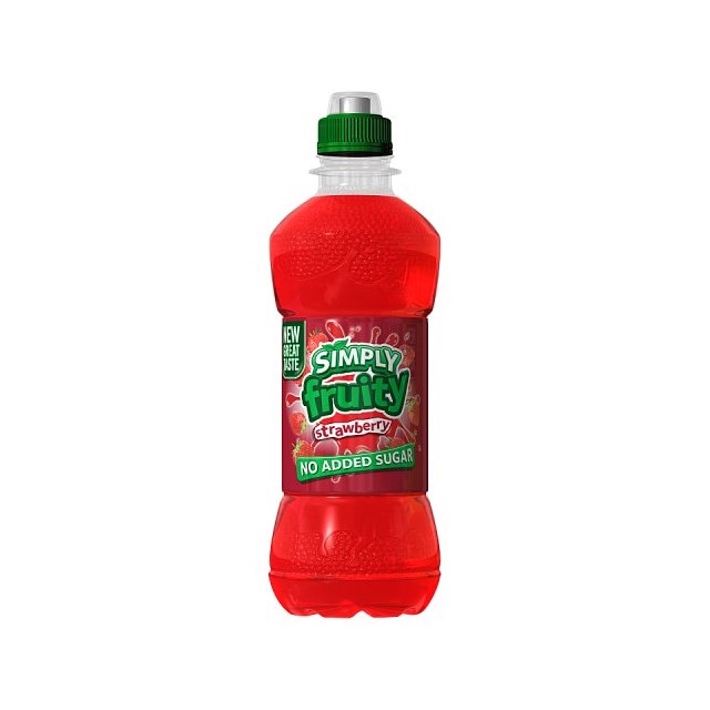 SIMPLY FRUITY STRAWBERRY 330ml (12 PACK)