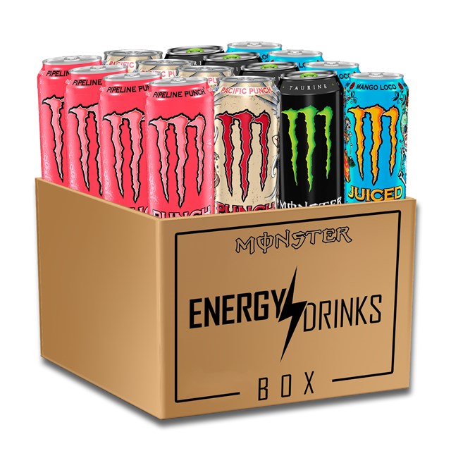 Monster Energy Drink Mixed Monthly Subscription Box (Full Sugar)