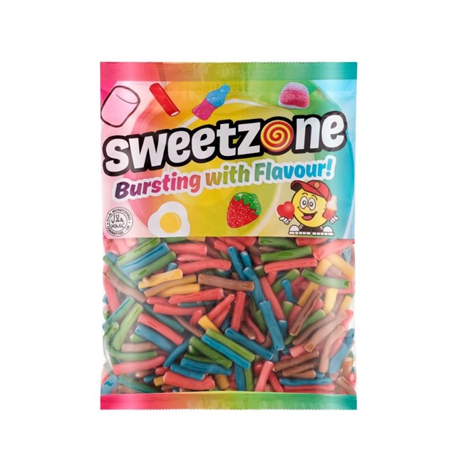 SWEETZONE 1kg BAG RAINBOW PENCILS