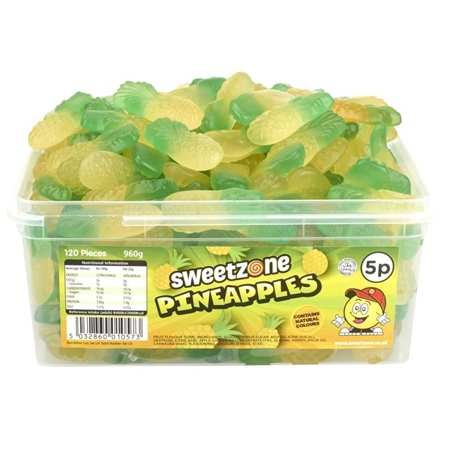 SWEETZONE 5P TUBS Pineapples