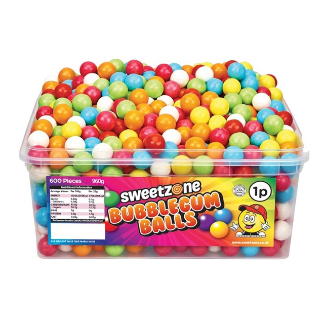 SWEETZONE 1P TUBS Bubblegum Balls