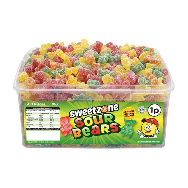 SWEETZONE 1P TUBS Sour Bears