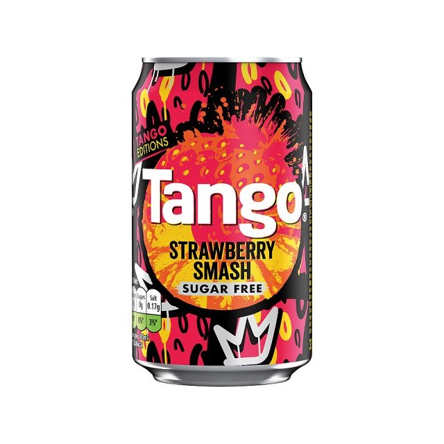 Tango Strawberry Smash 330ml 24 Pack Sugar Free