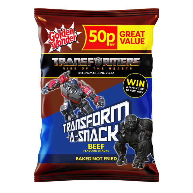 Golden Wonder Transform-A-Snack beef Flavour 27g 30 Pack 50p