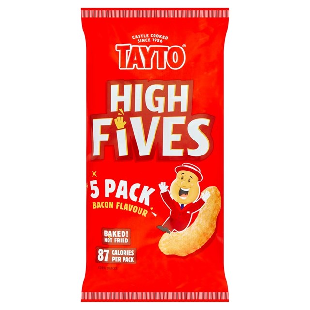 Tayto Snacks High Fives Bacon 17g 5 Pack 18 Pack