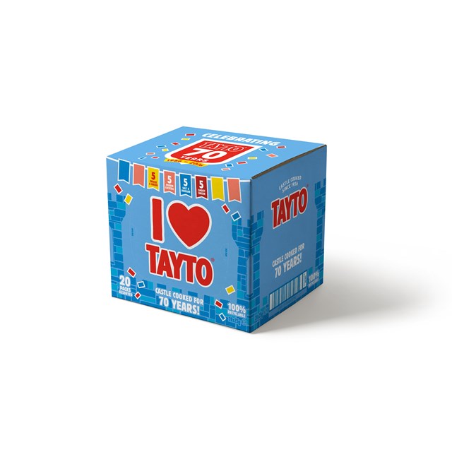 Tayto Crisps 70th Birthday Box Variety 20x25g