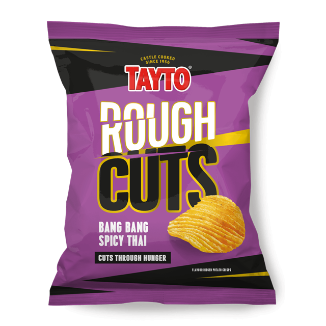 TAYTO ROUGH CUTS BANG BANG SPICY THAI 45g (36 PACK)