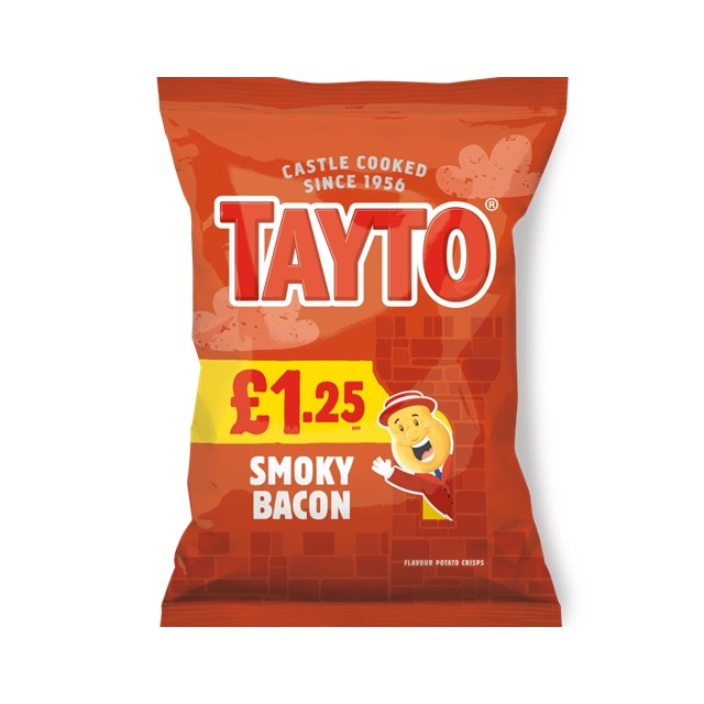 Tayto Smoky Bacon 65g £1.25 (20 Pack)